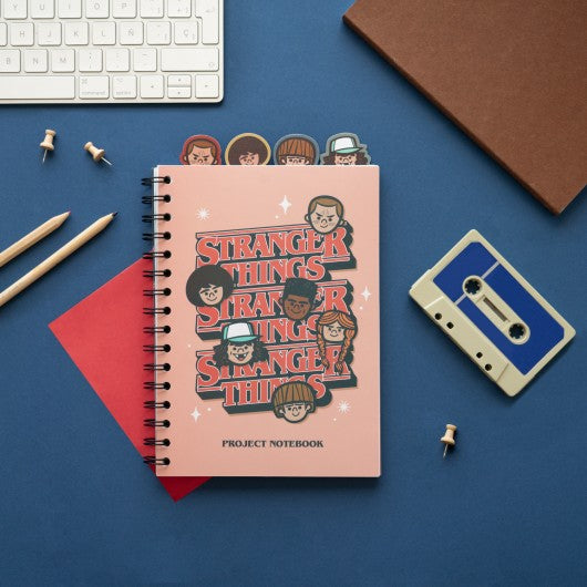 STRANGER THINGS - Notebook + Dividers - Size A5