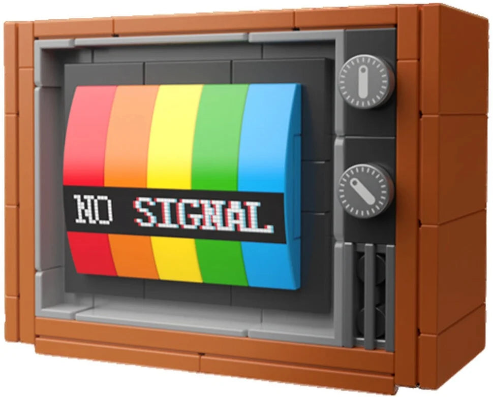 POP SERIES - Construction Kit - 1970 Colour Television - 132pc