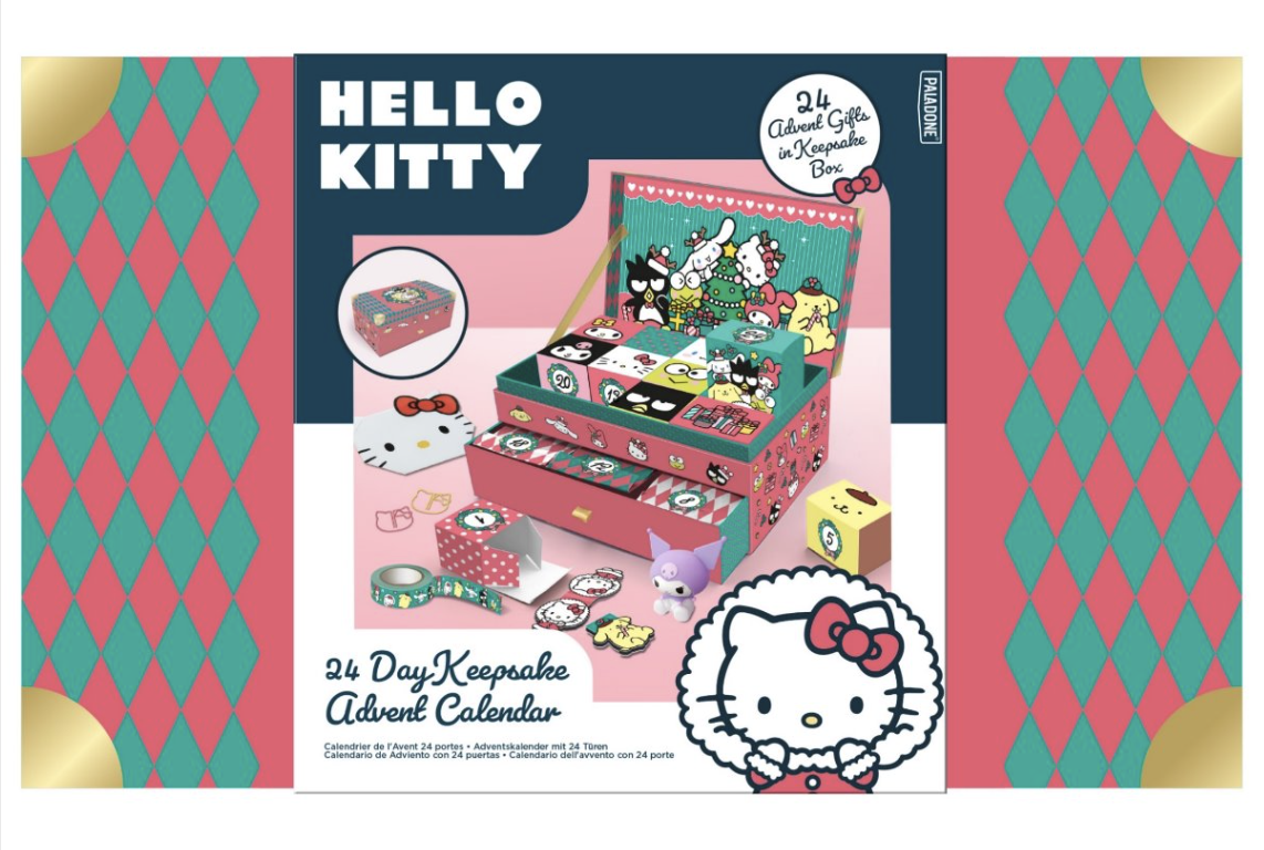 HELLO KITTY - Keepsake Box - 24 Day Advent Calendar