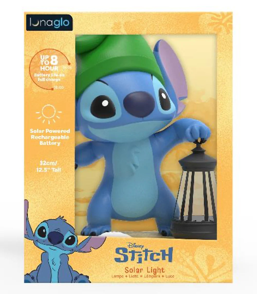STITCH - 'LunaGlo' Outdoor Solar Light 25.5cm