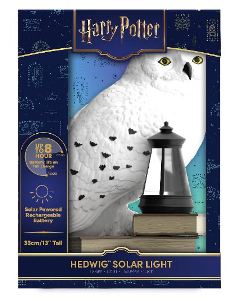 HARRY POTTER - Hedwig - 'LunaGlo' Outdoor Solar Light 10.4''