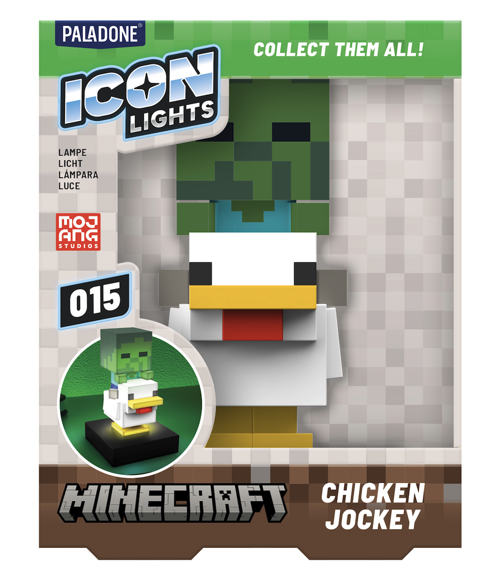 MINECRAFT - Chicken Jockey - Icon Lamp 4,3inch