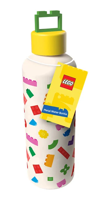 LEGO - Metal Water Bottle with Shaped Lid 500ml