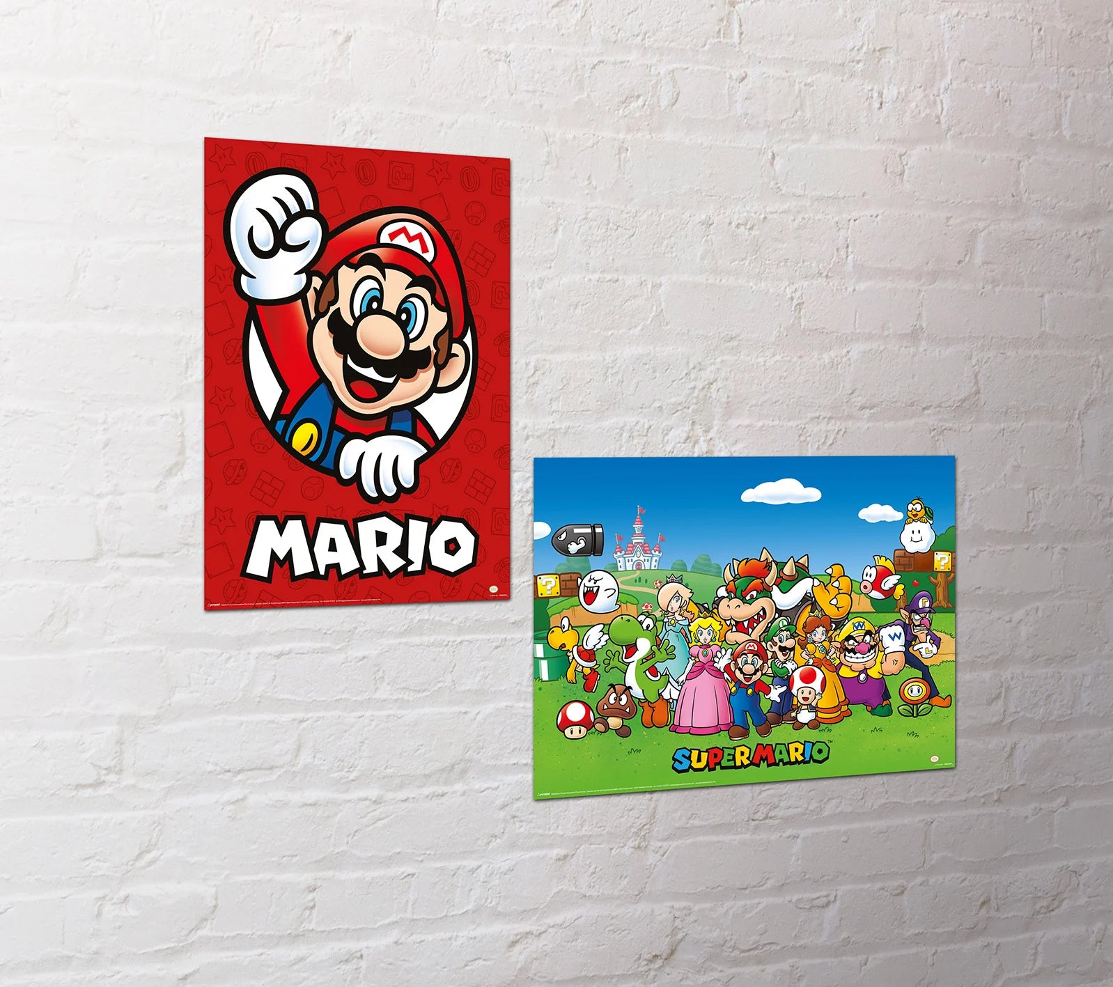 SUPER MARIO - 2 Posters 52 x 38cm Set