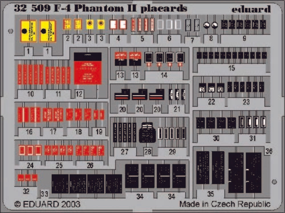 F-4 Phantom II Placards