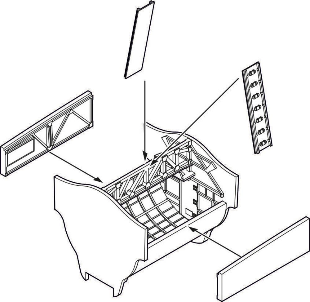 B-17G Flying Fortress Bomb bay set (REV)