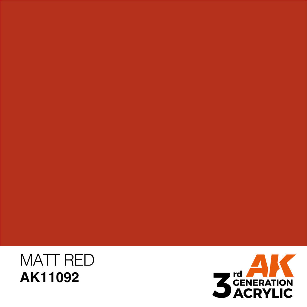 Matt Red 17ml