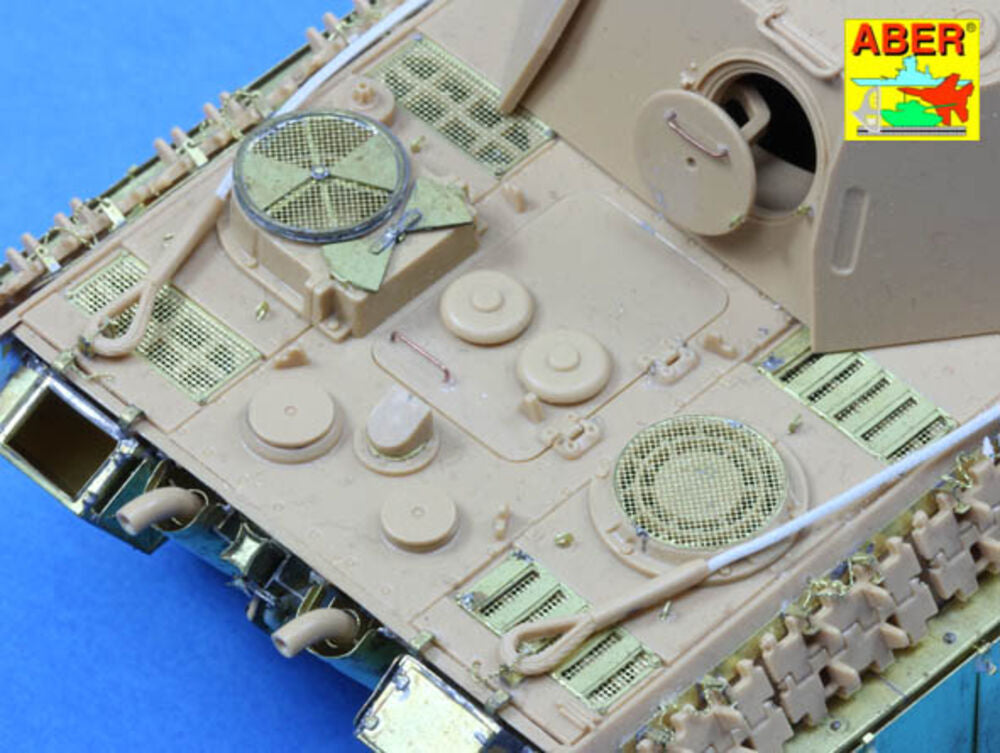 Grilles for Sd.Kfz. 171 Panther, Ausf.G Late model