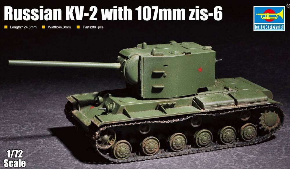 Russian KV-2 with 107mm zis-6