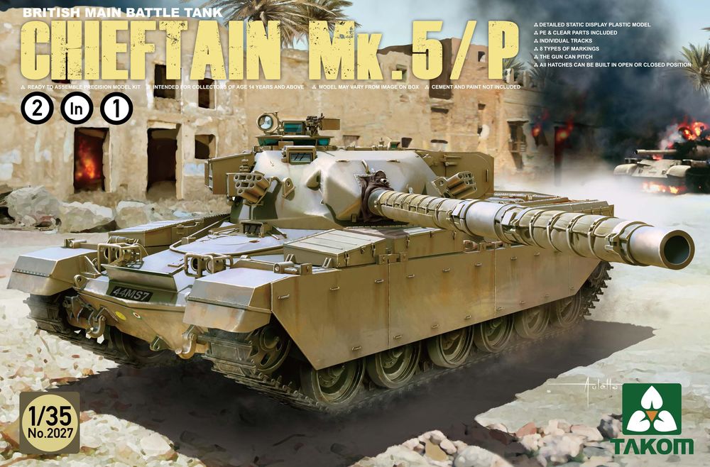 British Main Battle Tank ChieftainMk.5/P