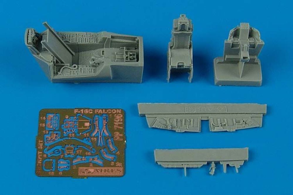 F-16 CG/CJ Falcon cockpit set f��r Academy Bausatz