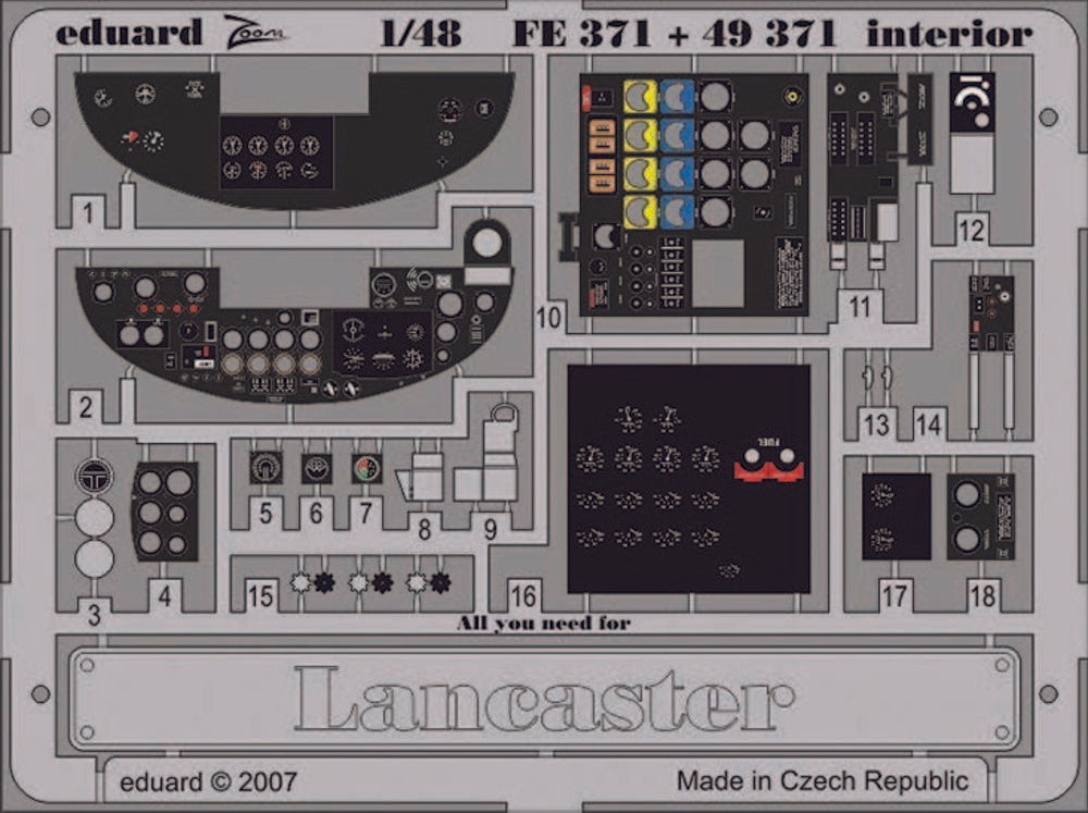 Lancaster interior f��r Tamiya Bausatz