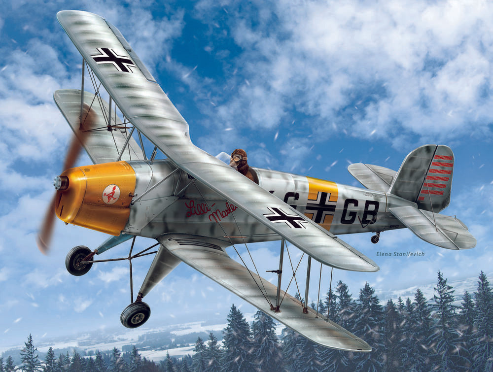 B��cker B�� 131D,WWII German Training Aircraft(100% new molds)