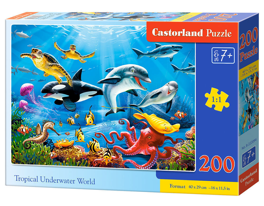 Tropical Underwater World, Puzzle 200 Teile