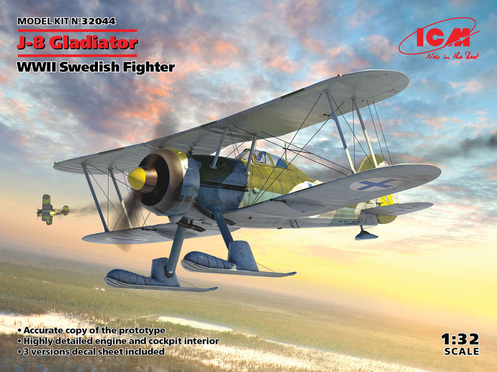 J-8 Gladiator, WWII Swedish Fighter