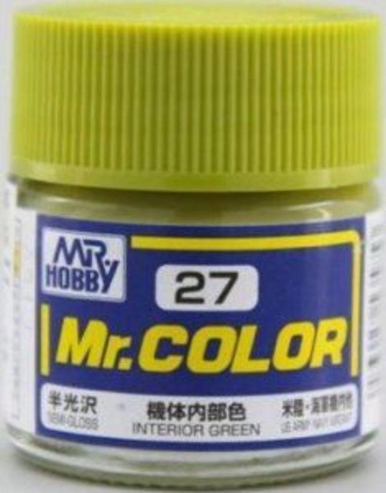 Mr Hobby -Gunze Mr. Color (10 ml) Interior Green