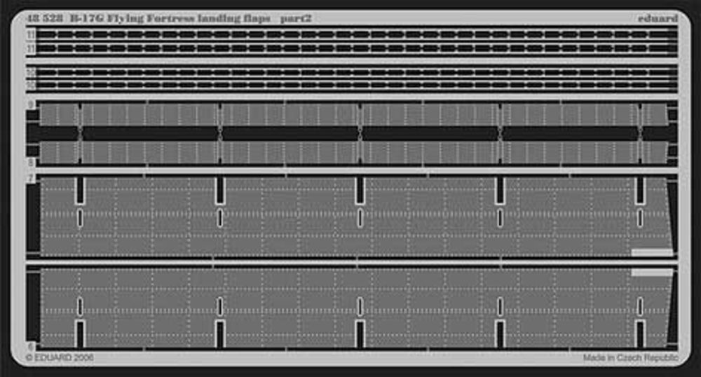 B-17G Flying Fortress landing flaps f��r Revell/Monogram Bausatz