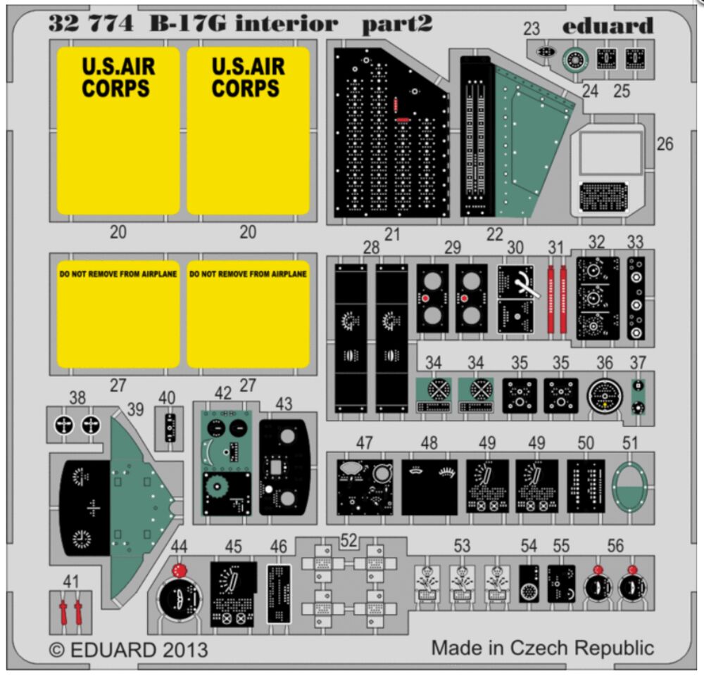 B-17G interior S.A. for HK Models