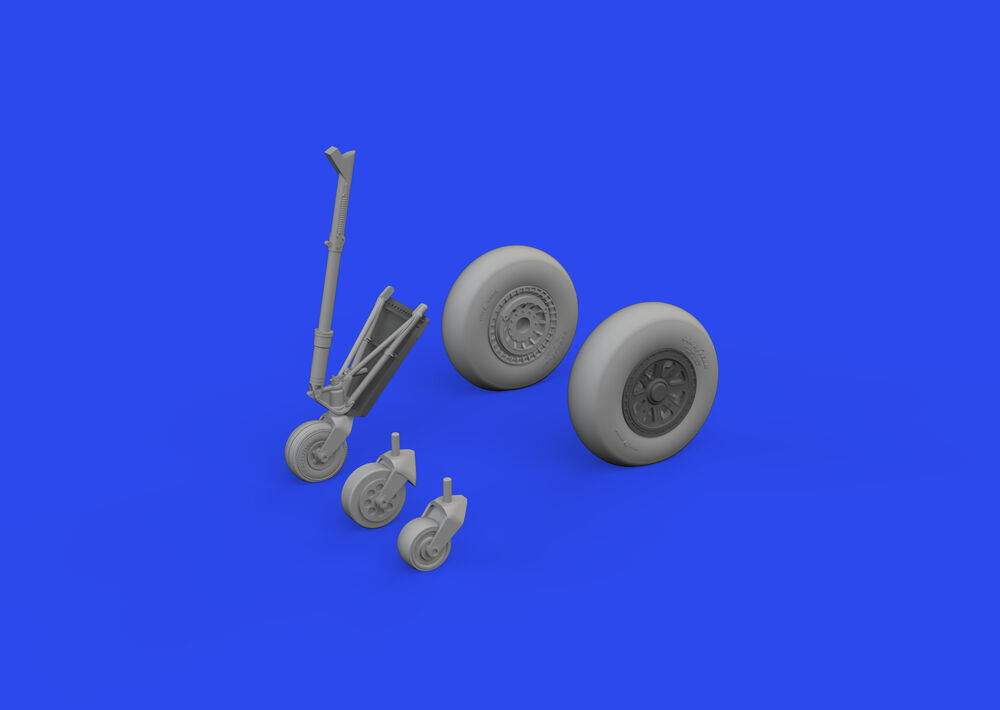 TBF/TBM wheels w/smooth tire 1/48 ACADEMY