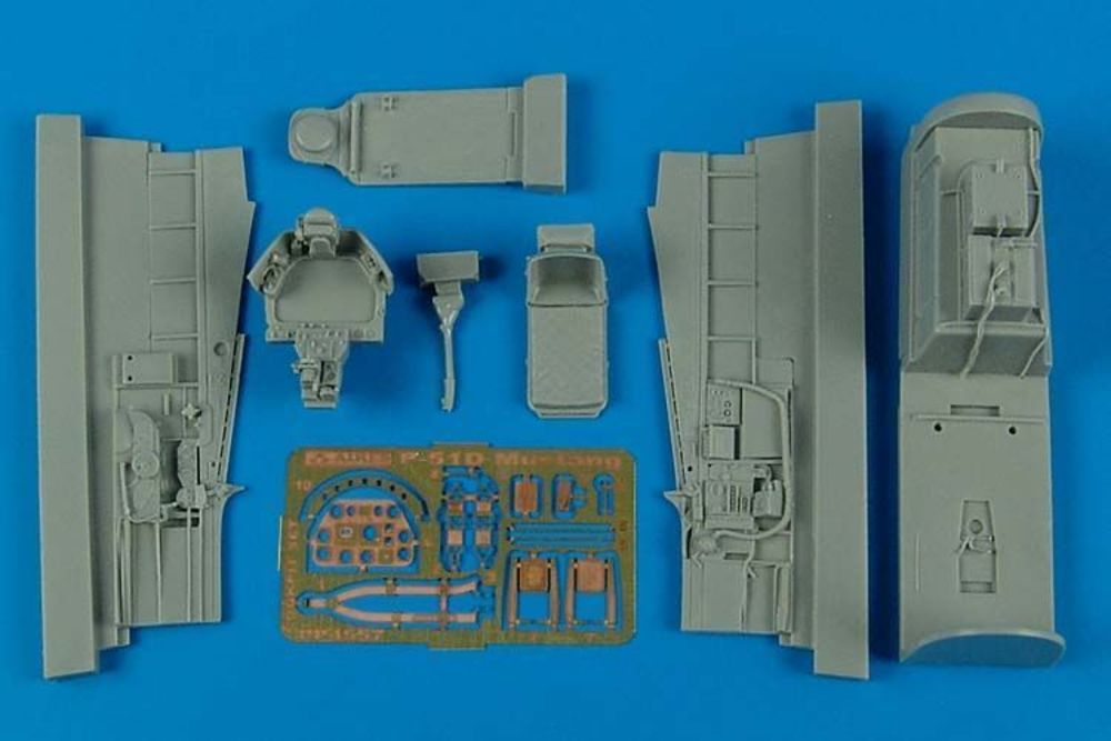 P-51D Mustang cockpit set f. Hobby Boss