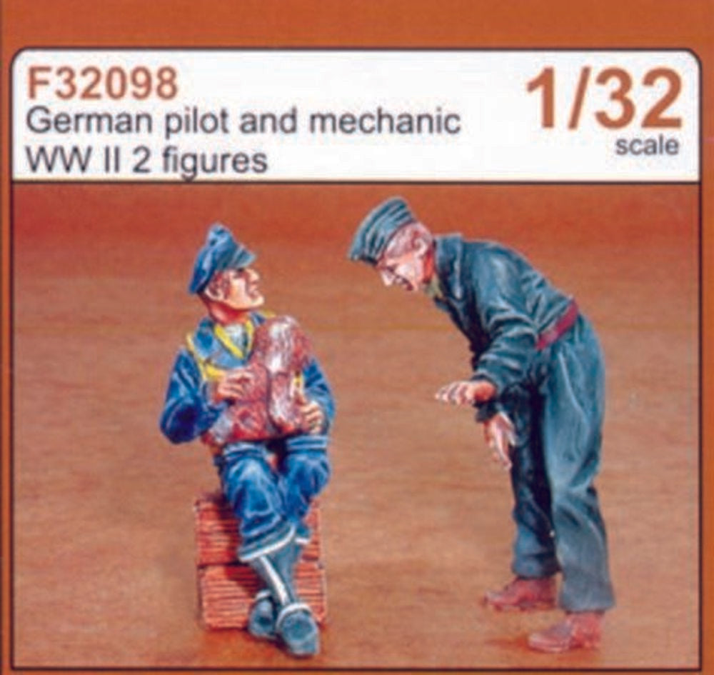 Deutscher Pilot und Mechaniker"