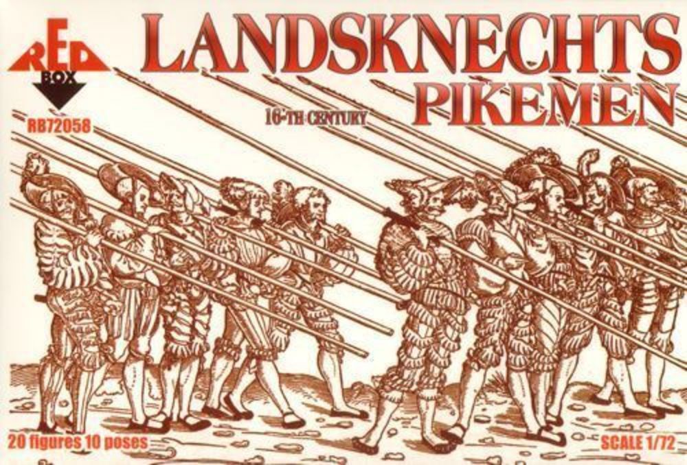 Landsknechts (Pikemen), 16th century