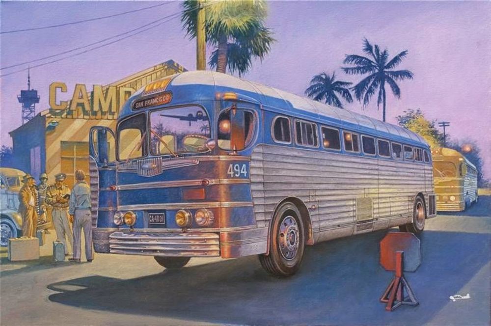 1947 PD-3701 Silverside Bus