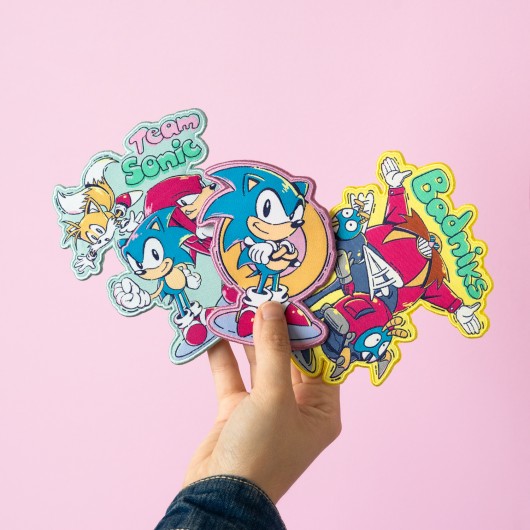 SONIC - Set of 3 Iron-on Patch