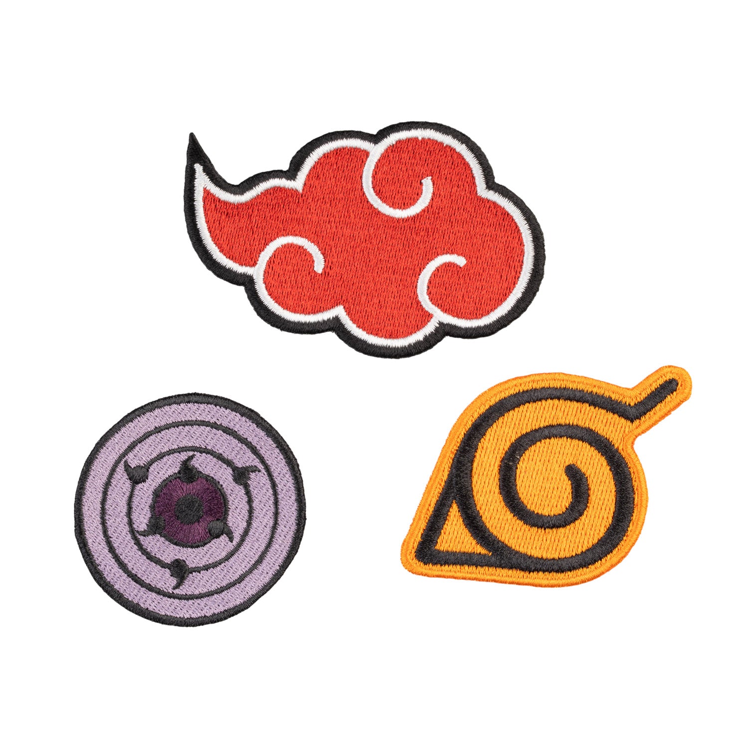 NARUTO - Set of 3 Iron-on Patch