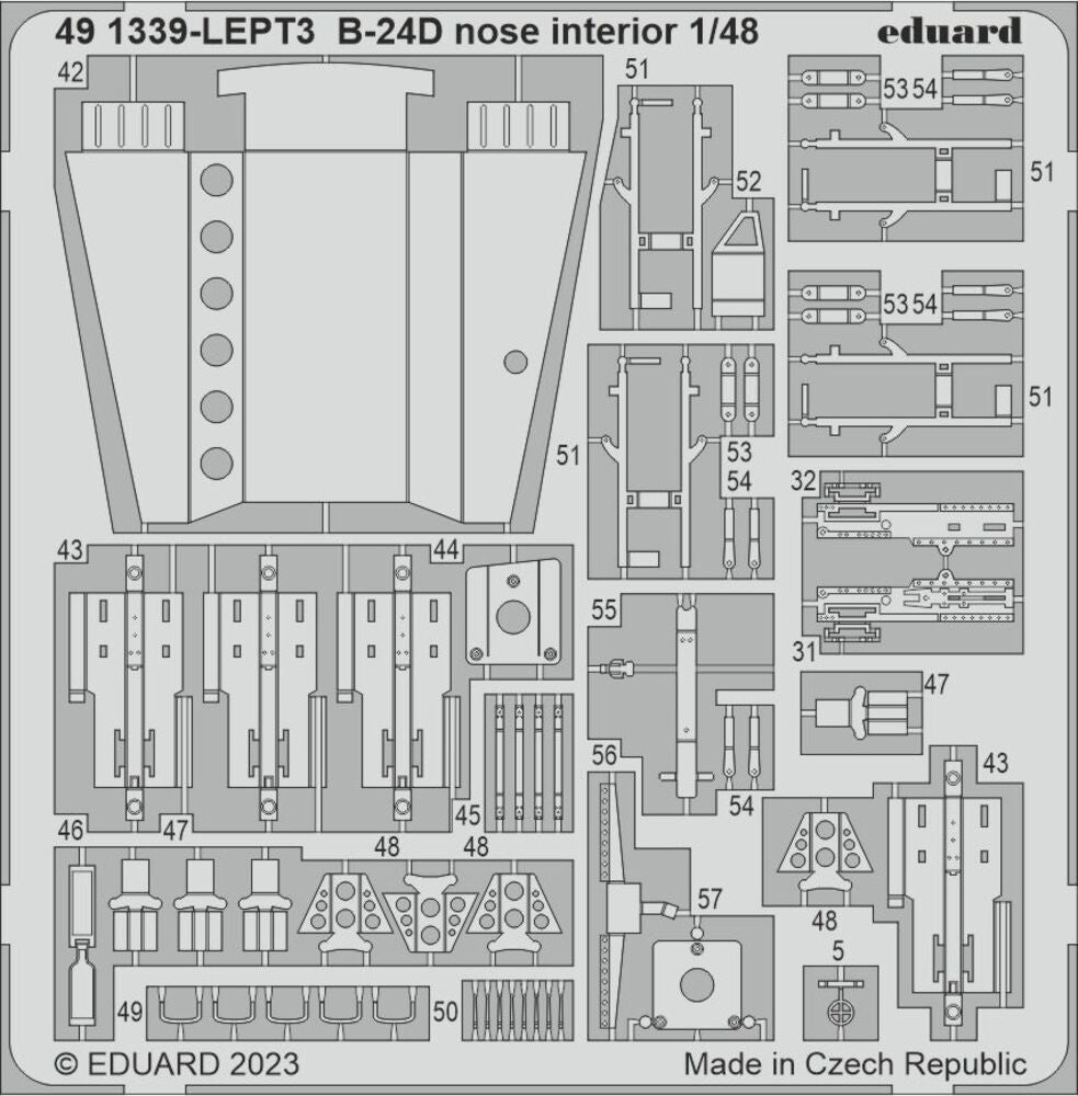 B-24D nose interior 1/48 REVELL