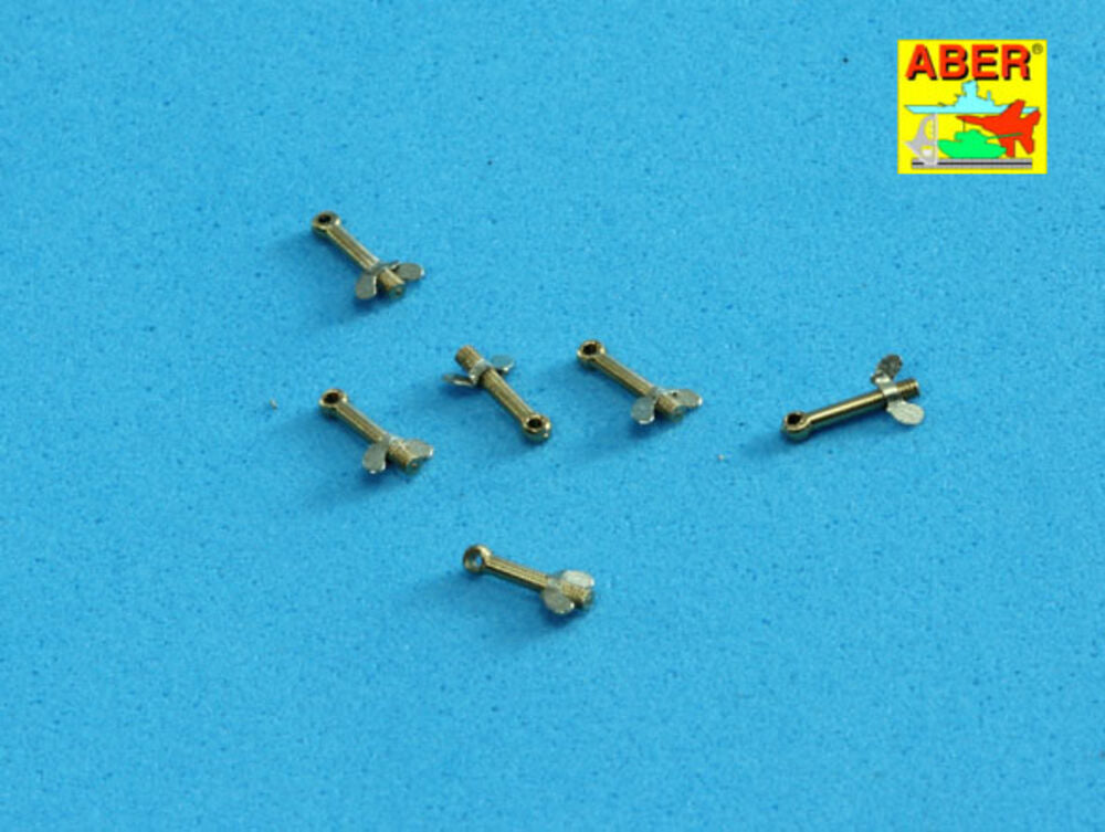 Wing nuts PE nuts with turned bolt x 30 pcs.