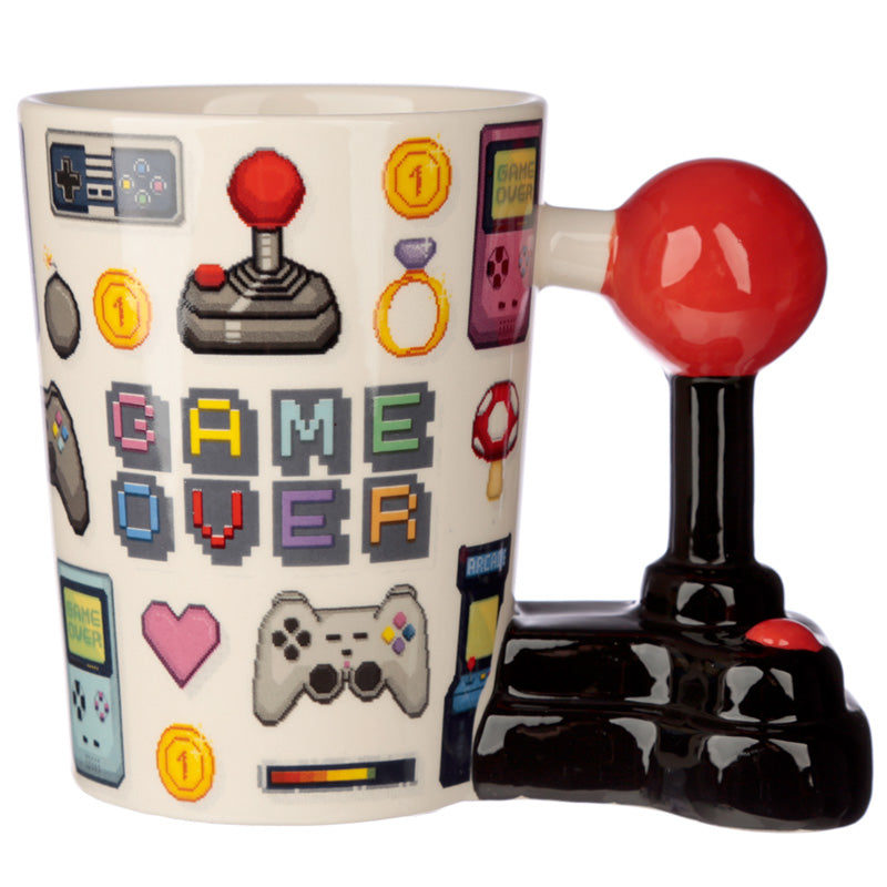 GAME OVER - Joystick & Pixels - Mug with 3D Handle13,5oz