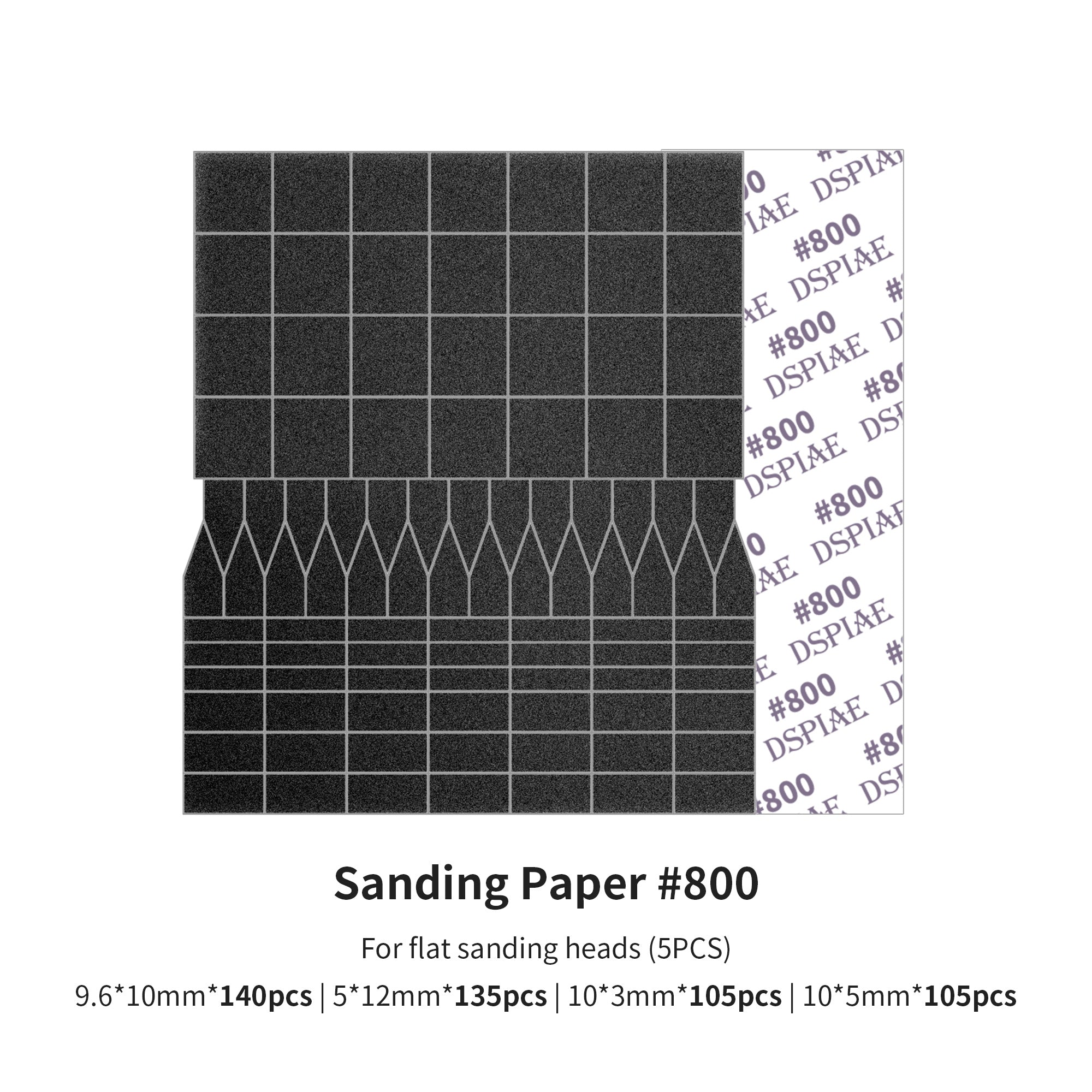 SP Sanding paper for DSPIAE ES-A RECIPROCATING SANDER (Flat head)