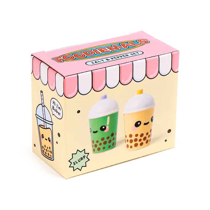 KAWAII - Boba the Bubble Tea - Salt and Pepper Shakers Set