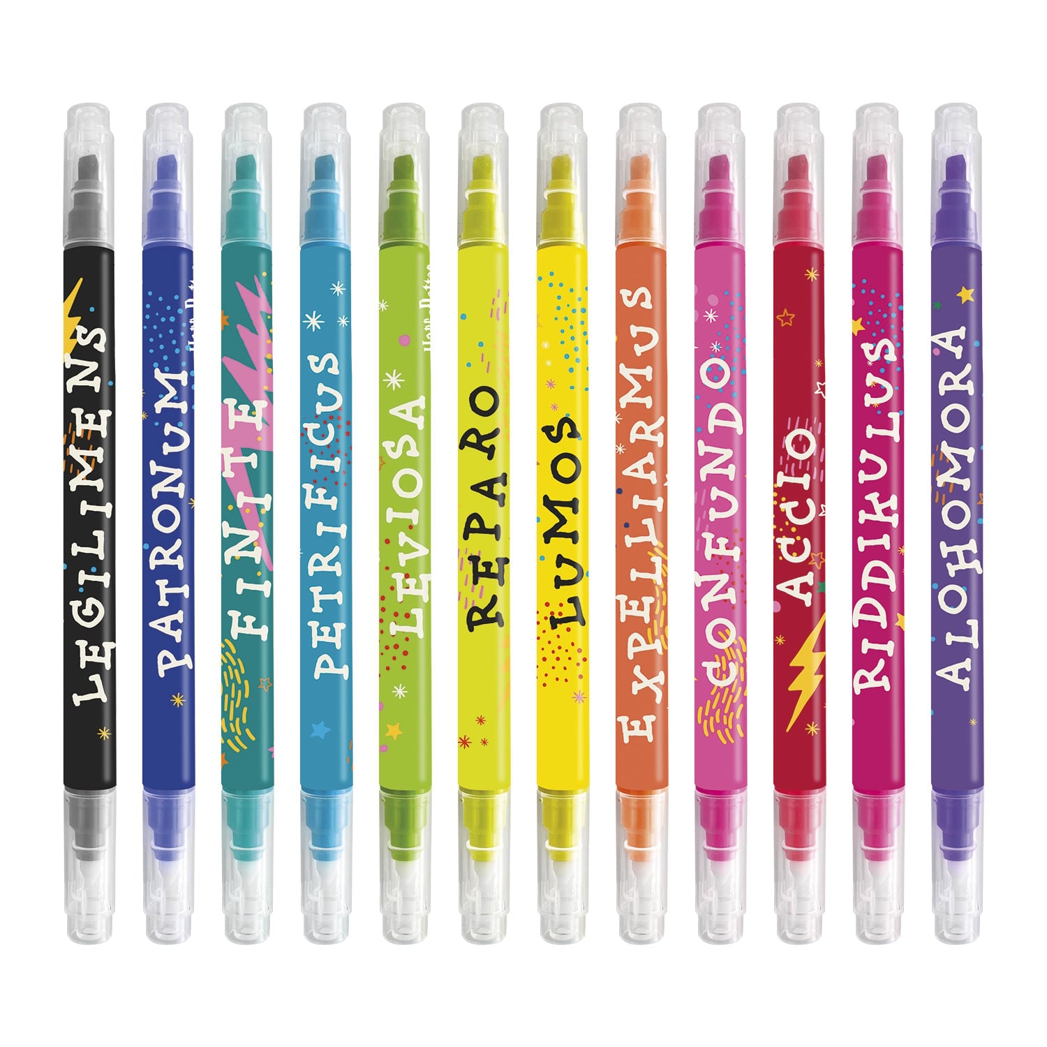 HARRY POTTER - Set of 12 Eraseable Markers