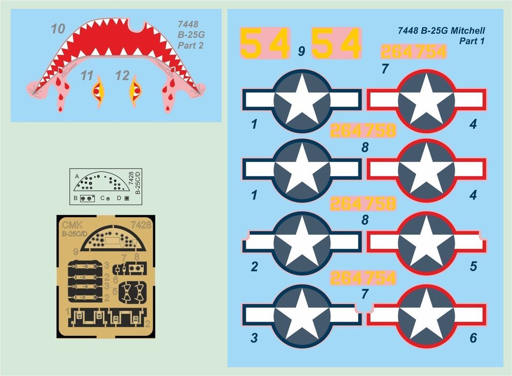 B-25G Mitchell 75 mm Gun Nose Conversion Set