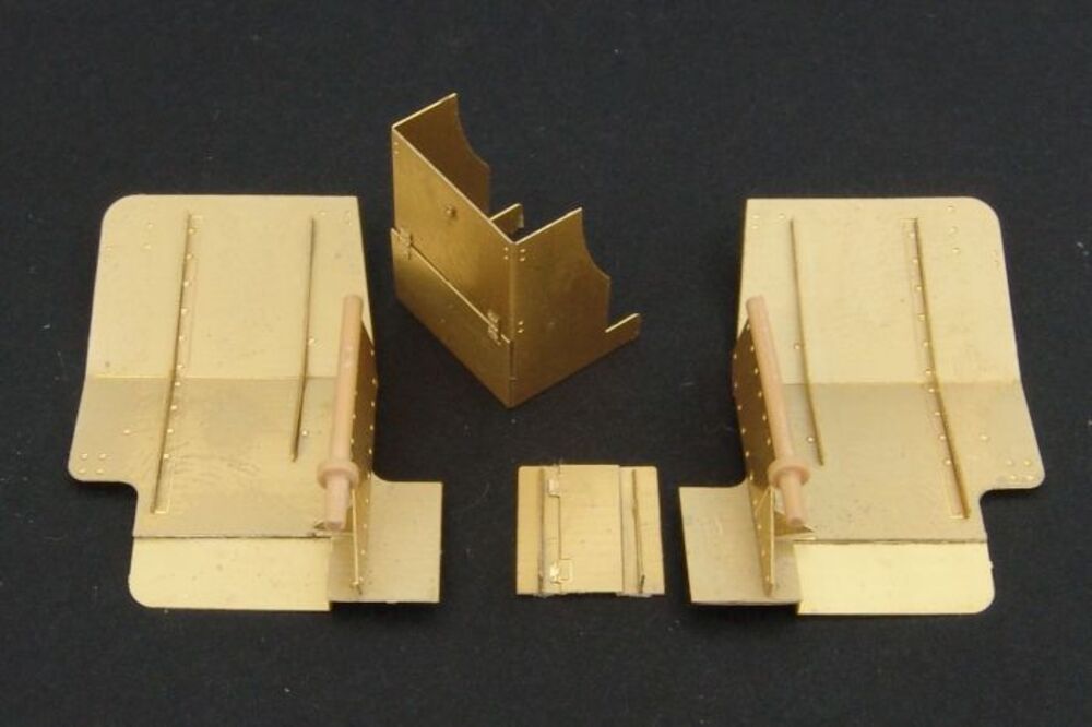 2 cm FLAK 38 flakvierling SHIELDS set