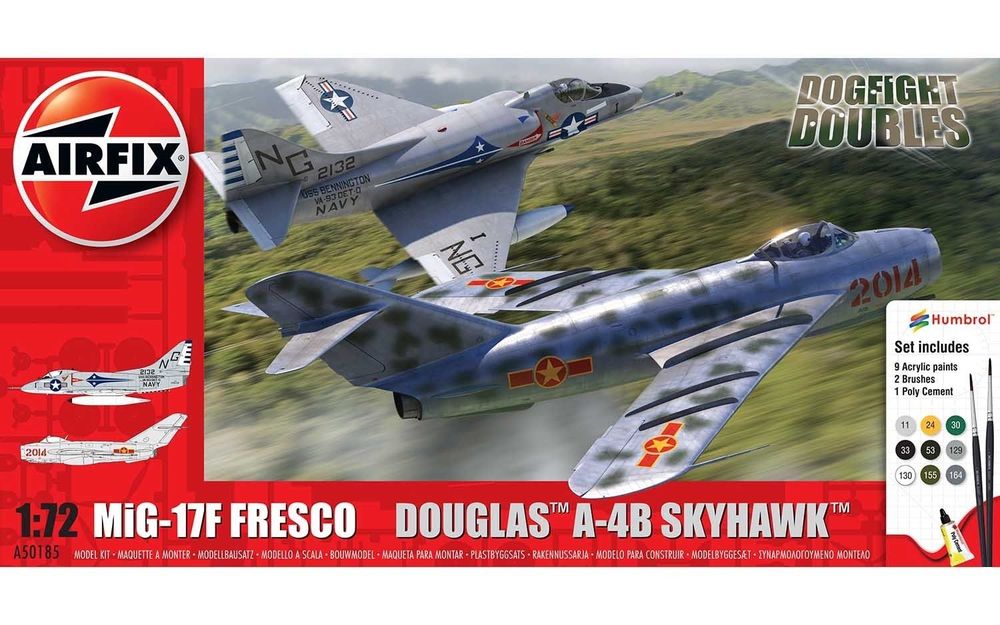 Mig 17F Fresco Douglas A-4B Skyhawk Dogfight Double