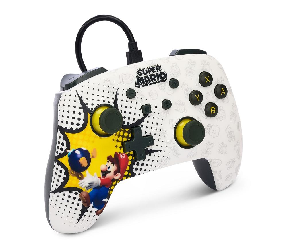 Wired Controller Nintendo Switch - Mario Bob-omb Blast