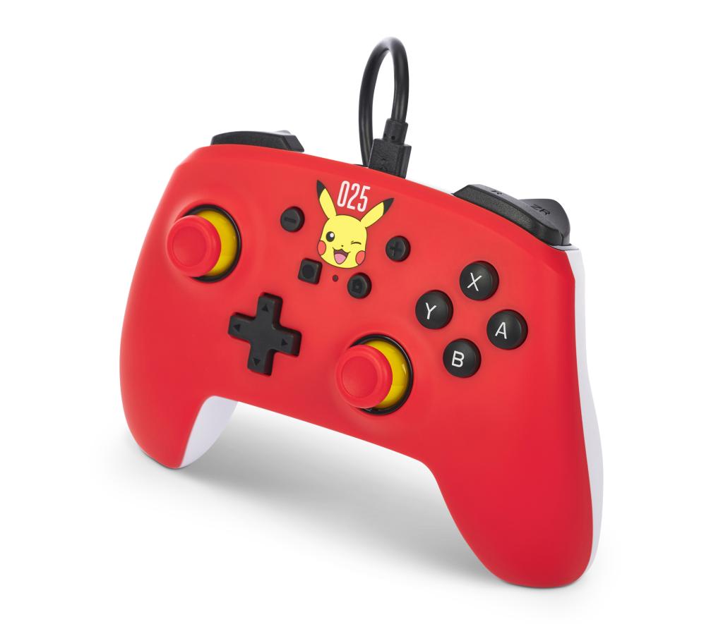 Wired Basic Controller Nintendo Switch - Laughing Pikachu