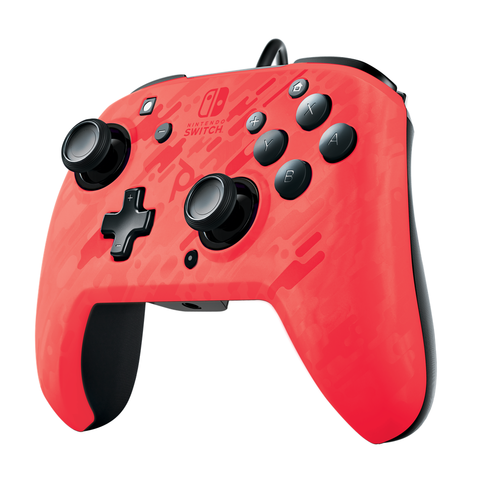 Official Deluxe+ Audio Wired Red Controller - Nintendo Switch