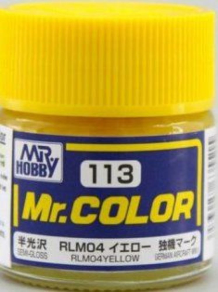 Mr Hobby -Gunze Mr. Color (10 ml) RLM04 Yellow