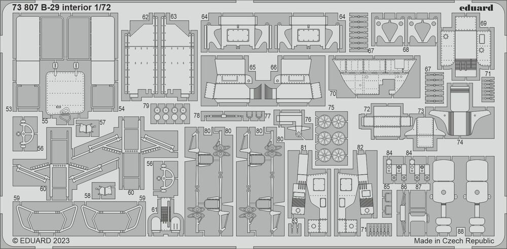 B-29 interior 1/72 HOBBY 2000 / ACADEMY