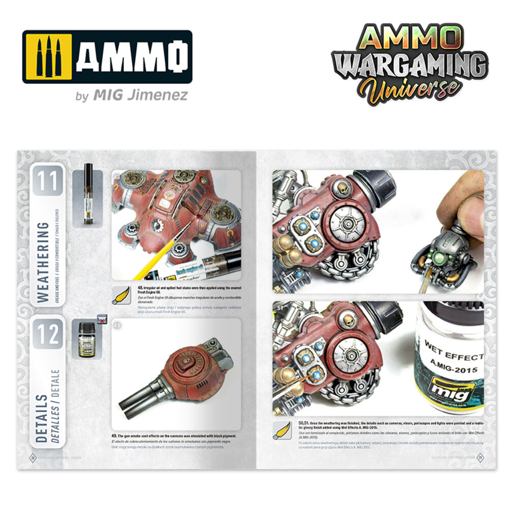 AMMO WARGAMING UNIVERSE Book 03 - Weathering Combat Armour (English, Castellano, Polski)