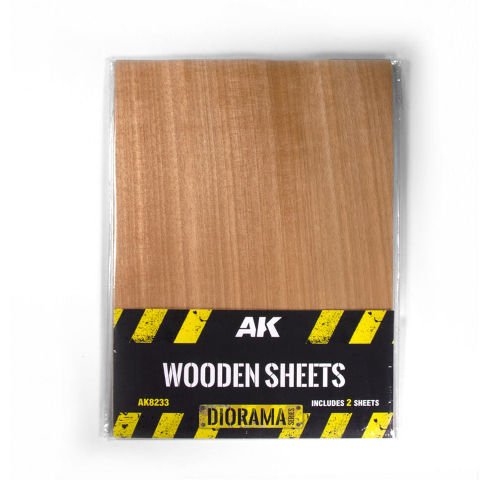 WOODEN SHEETS Includes 2 Sheets / Incluye 2 Planchas