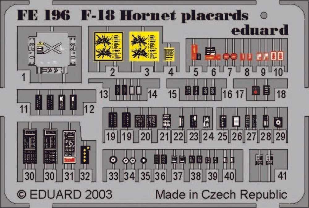 F-18 Hornet placards