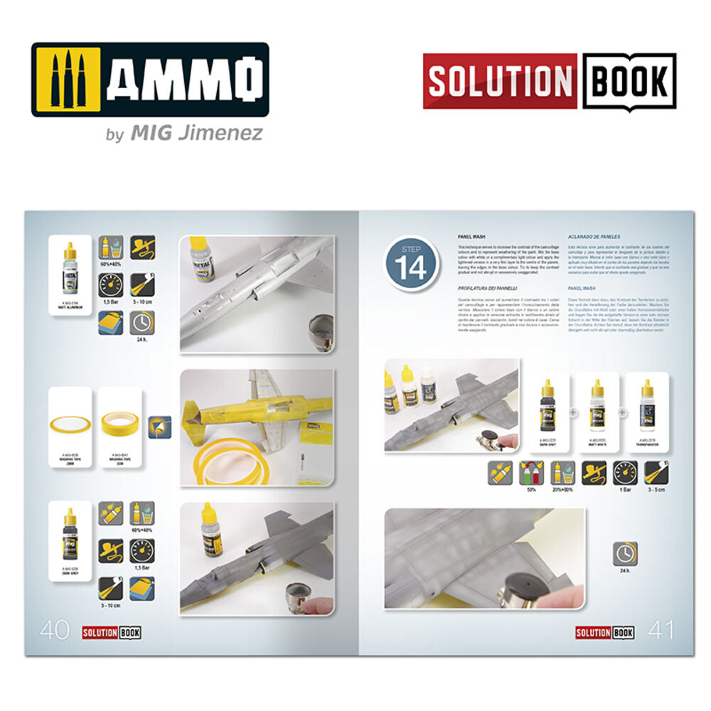 SOLUTION BOOK 15 - How to Paint Italian NATO Aircrafts (Multilingual)