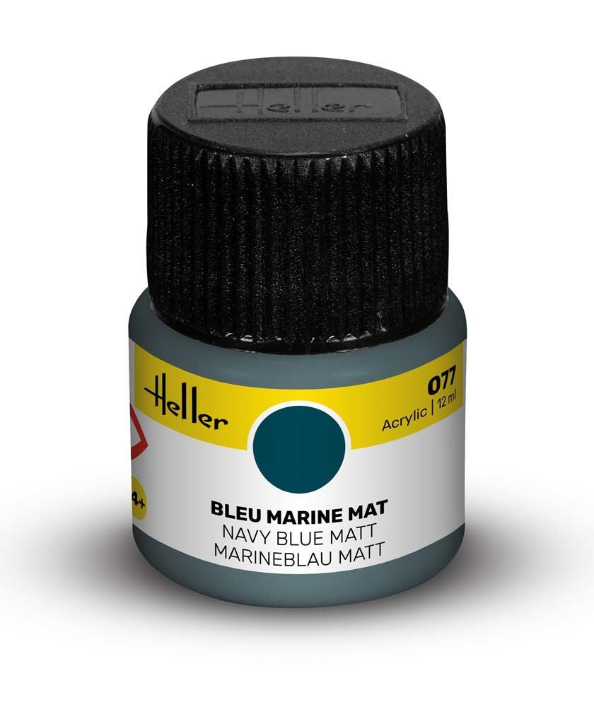 Peinture Acrylic 077 bleu marine mat