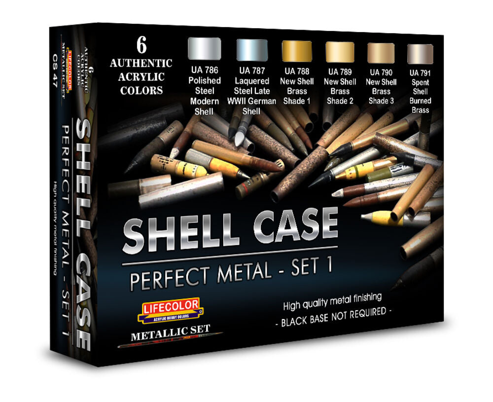 Shell Case ��� Perfect Metals Set 1 6 x 22 ml