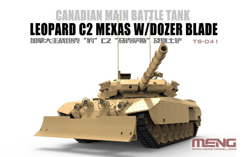 Canadian Main Battle Tank Leopard C2 MEXAS w/Dozer Blade